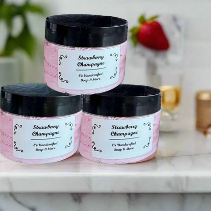 Strawberry Champagne Whipped soap